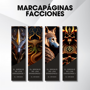 Pack de Marcapáginas – Facciones de El Gremio de los Dragones